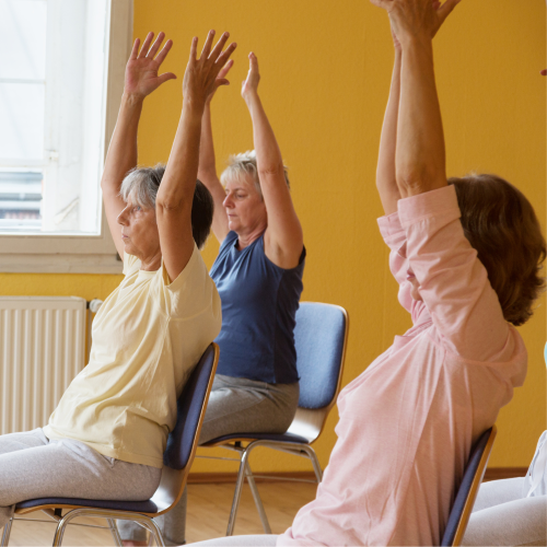 Event image Seated Chair Yoga for Seniors with Sally Sunshine @ The Library